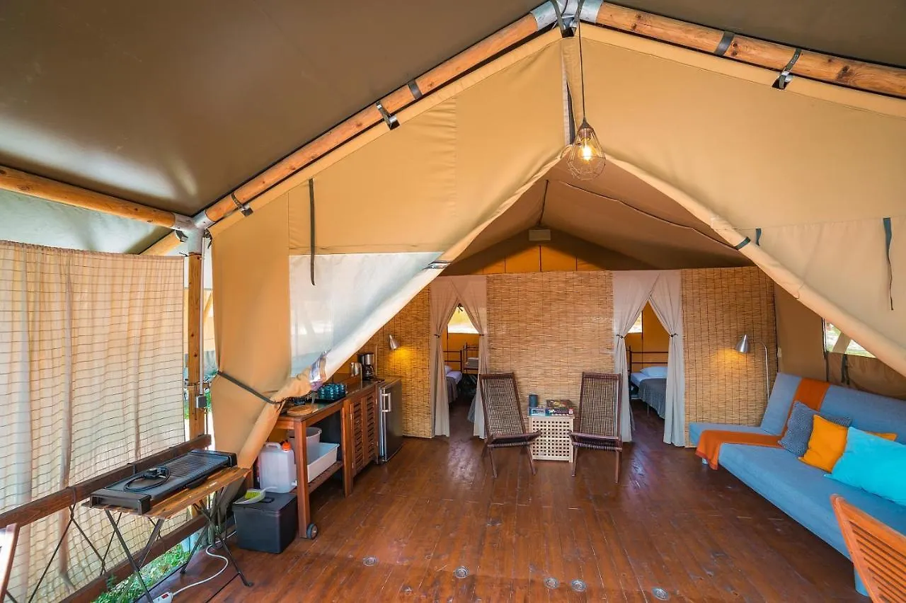 **** Luxusní stan Losinj Glamping - Camp Cikat - Wild Mali Lošinj Chorvatsko